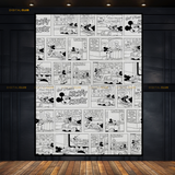 Mickey Mouse - Seamless Pattern 5 - Premium Wall Art