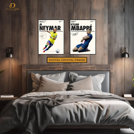 Neymar x Mbappe Football - 2 Panel Wall Art