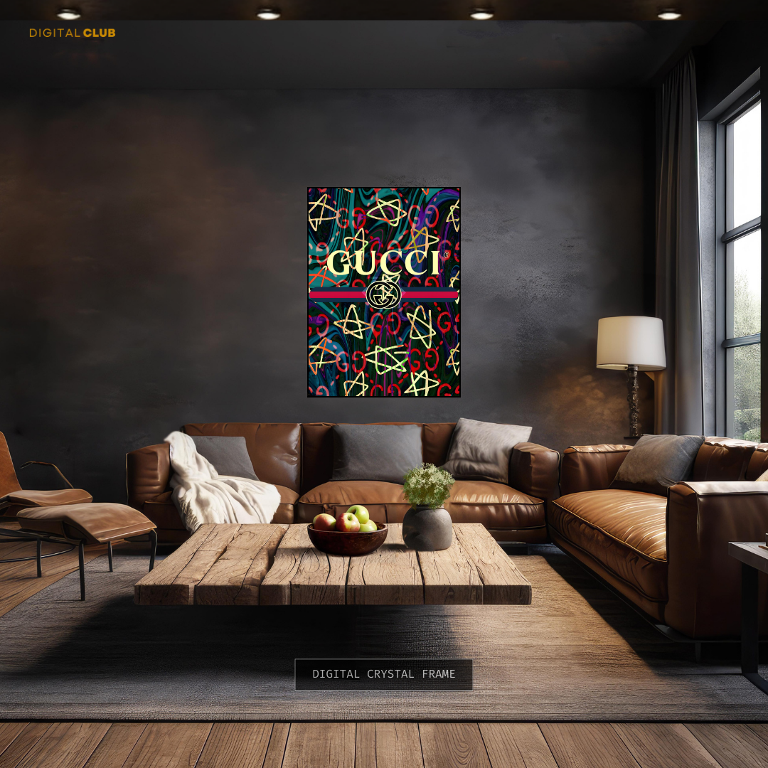 Gucci Logo Premium Wall Art