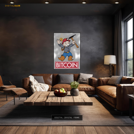 Bitcoin - Crypto - Premium Wall Art