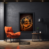 BTC Artwork - Crypto - Premium Wall Art