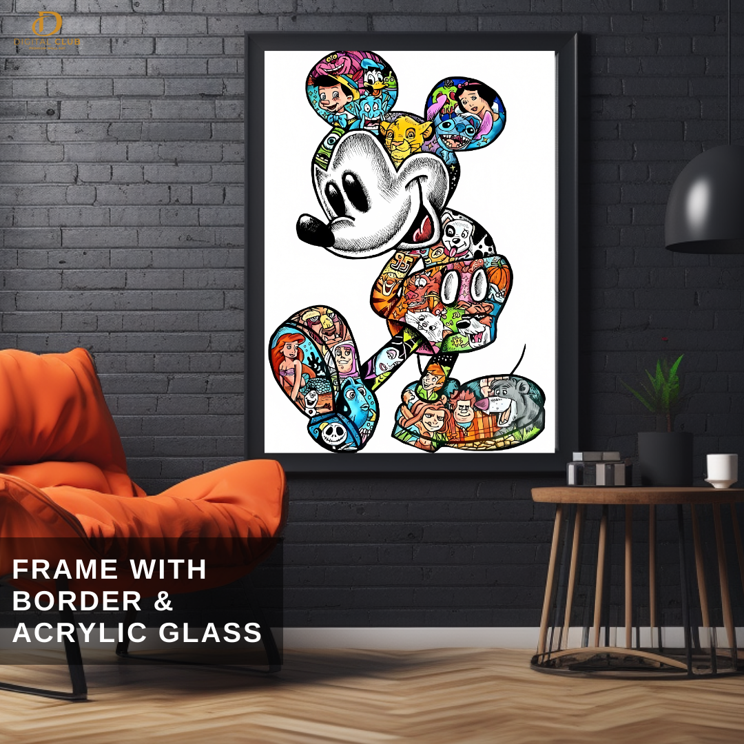 Mickey Mouse - Disney - Premium Wall Art