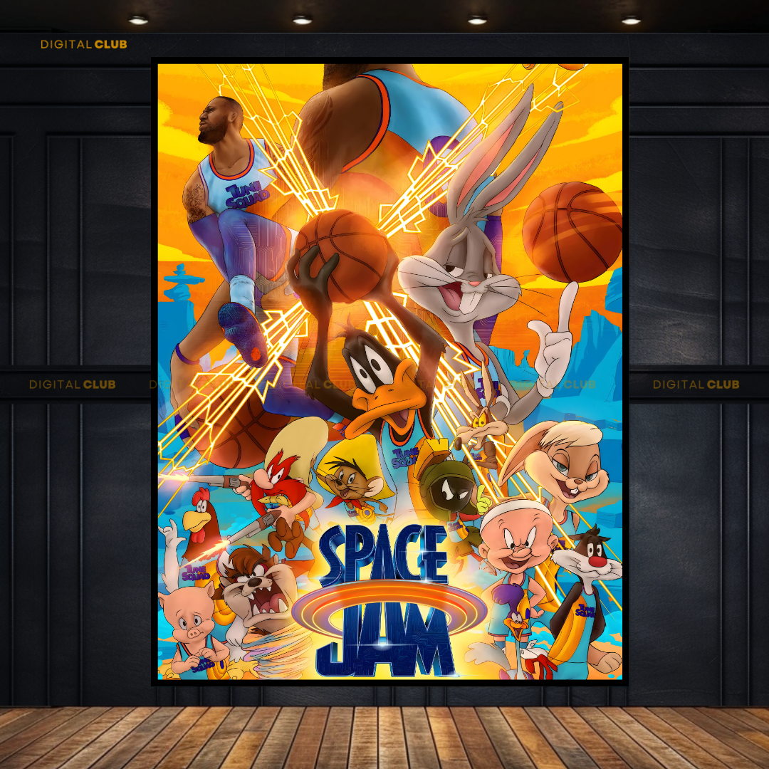 Space Jam Movie Premium Wall Art