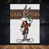 Louis Vuitton x Bugs Bunny - Premium Wall Art