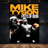 Mike Tyson - Fist Of Iron Premium Wall Art