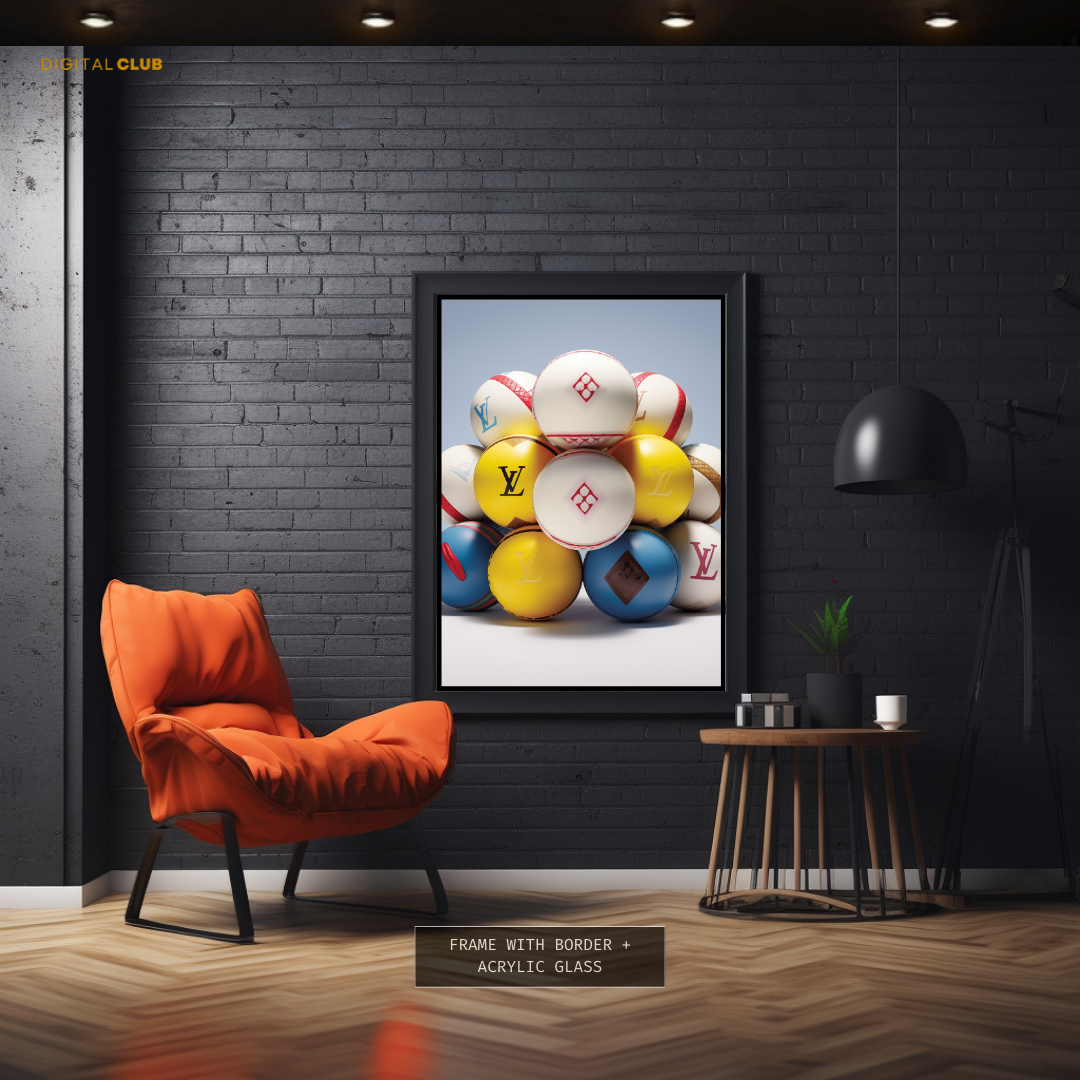 Louis Vuitton Soft Balls Premium Wall Art