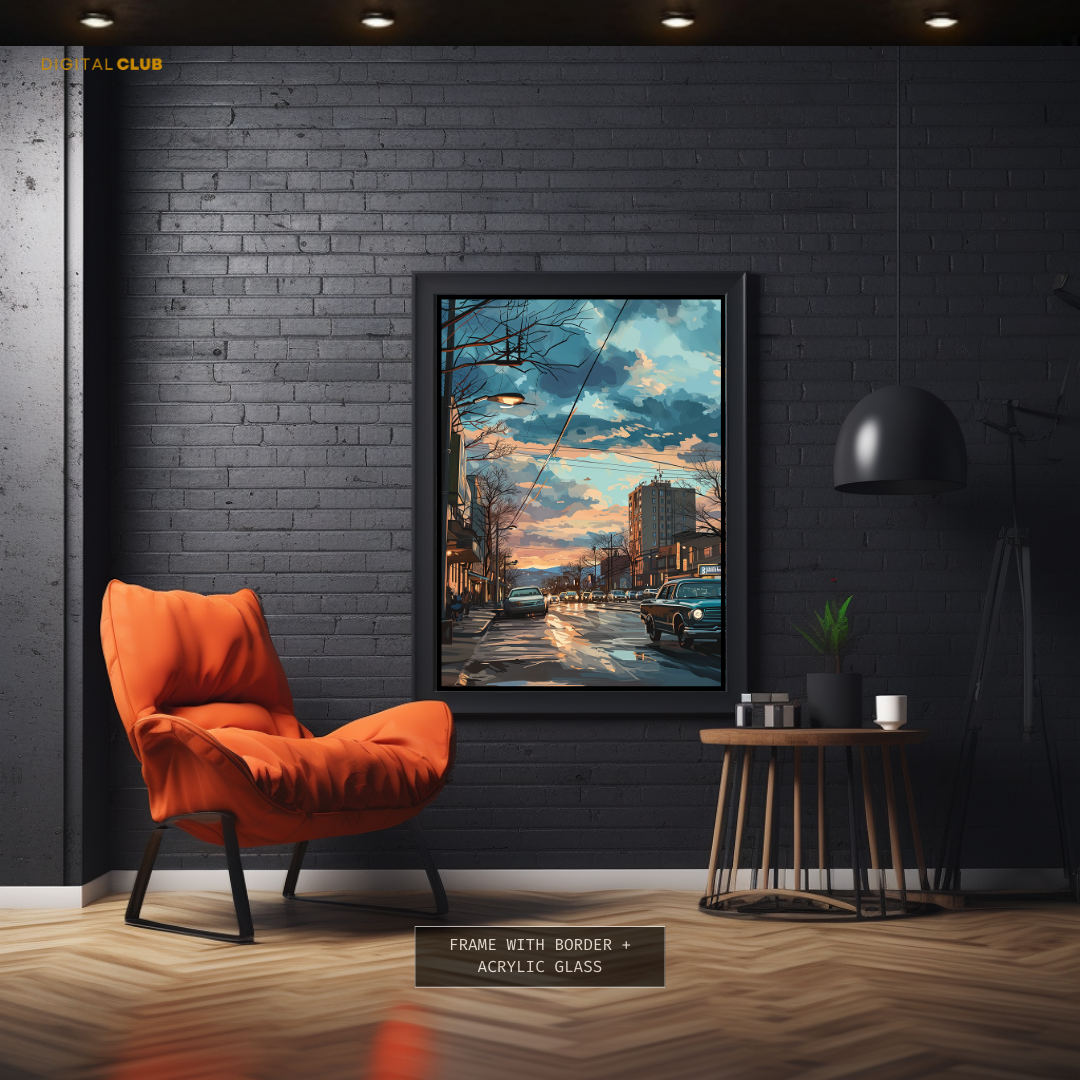 Beautiful Islamabad PAKISTAN Sunset Premium Wall Art