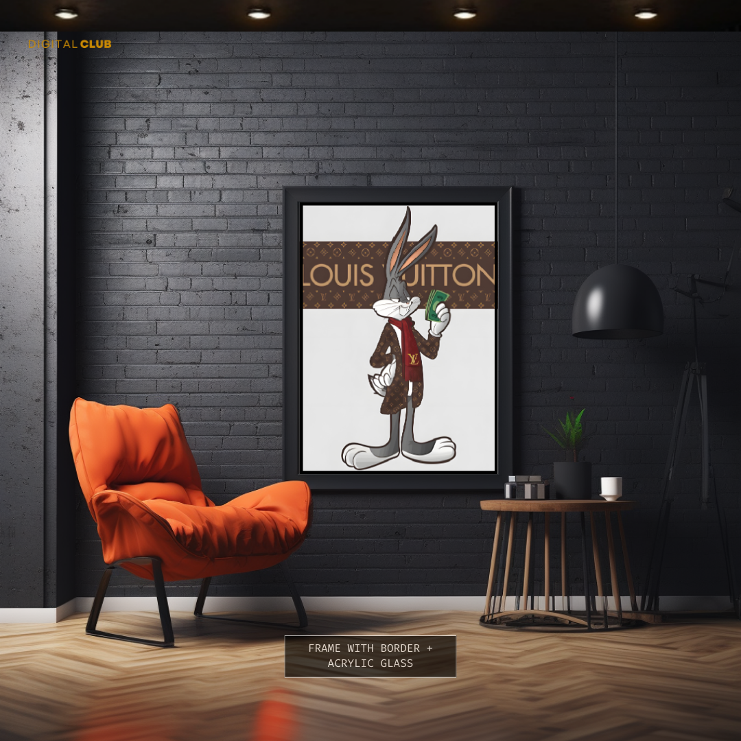 Louis Vuitton x Bugs Bunny - Premium Wall Art