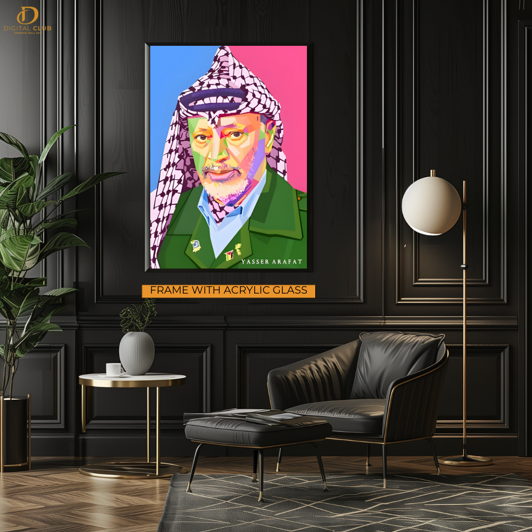 Yasser Arafat - Artwork - Premium Wall Art