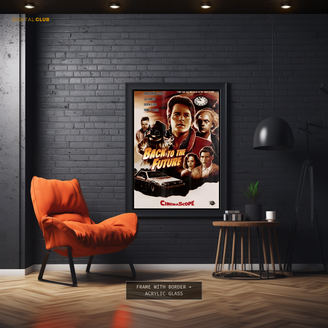 Back to The Future Movie Premium Wall Art