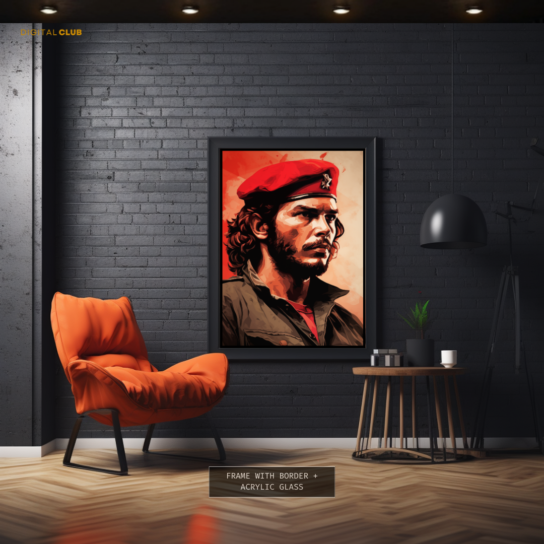 Che Guevara Freedom Fighter Premium Wall Art