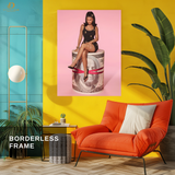 Kylie Jenner 4 - Celebrity - Premium Wall Art