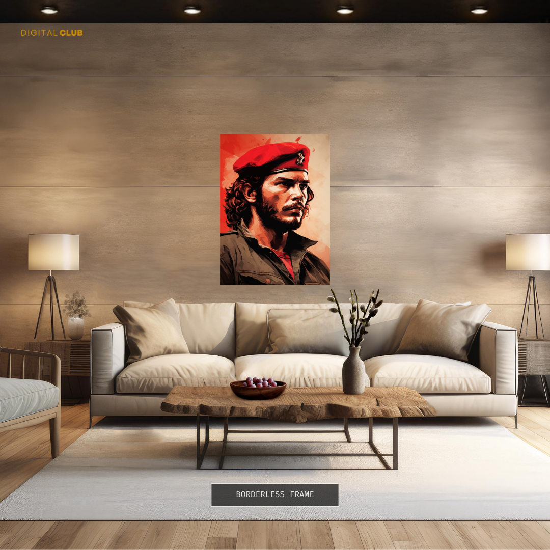 Che Guevara Freedom Fighter Premium Wall Art