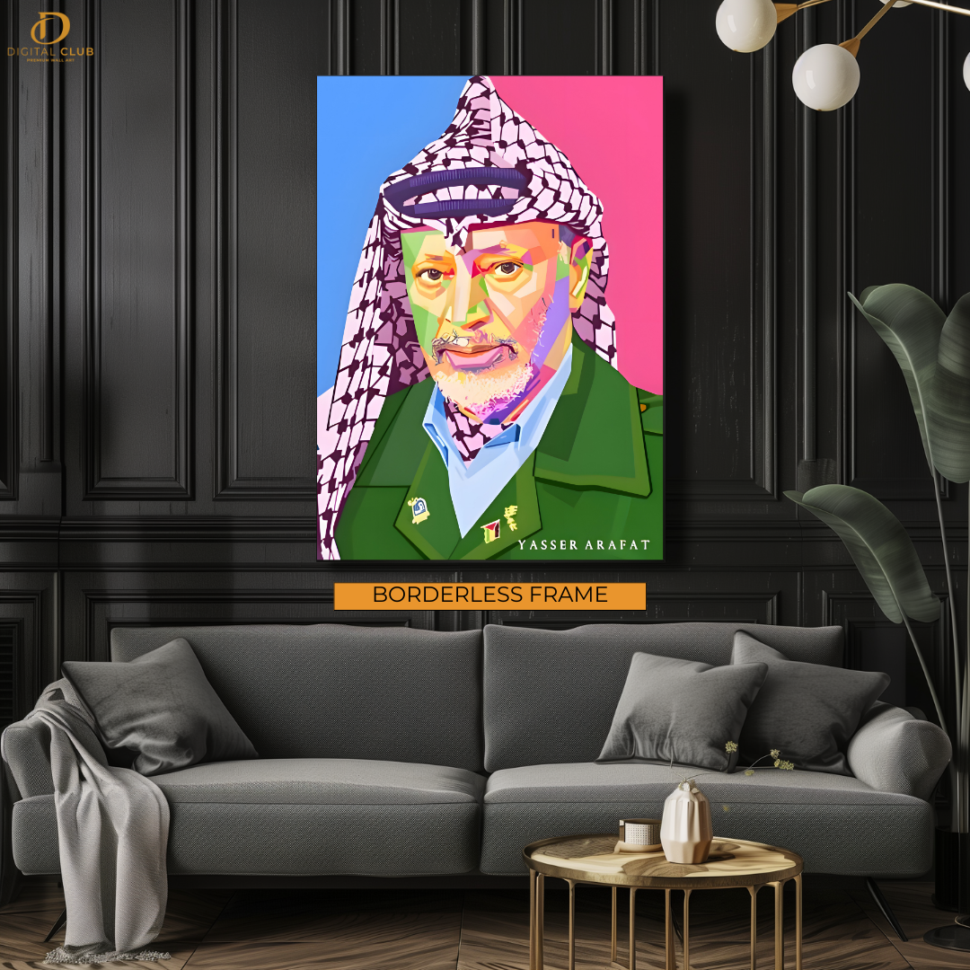 Yasser Arafat - Artwork - Premium Wall Art