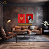 Alex Ferguson Man Utd - 2 Panel Wall Art