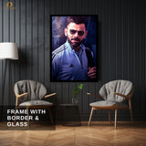 Virat Kohli 4 - Cricket - Premium Wall Art