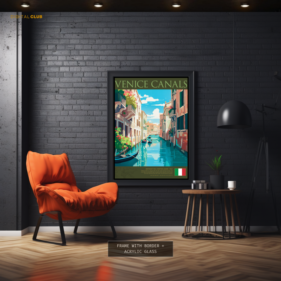 Venice Canals Premium Wall Art