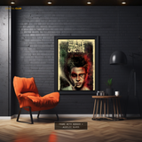 Fight Club Brad Pitt Movie Premium Wall Art