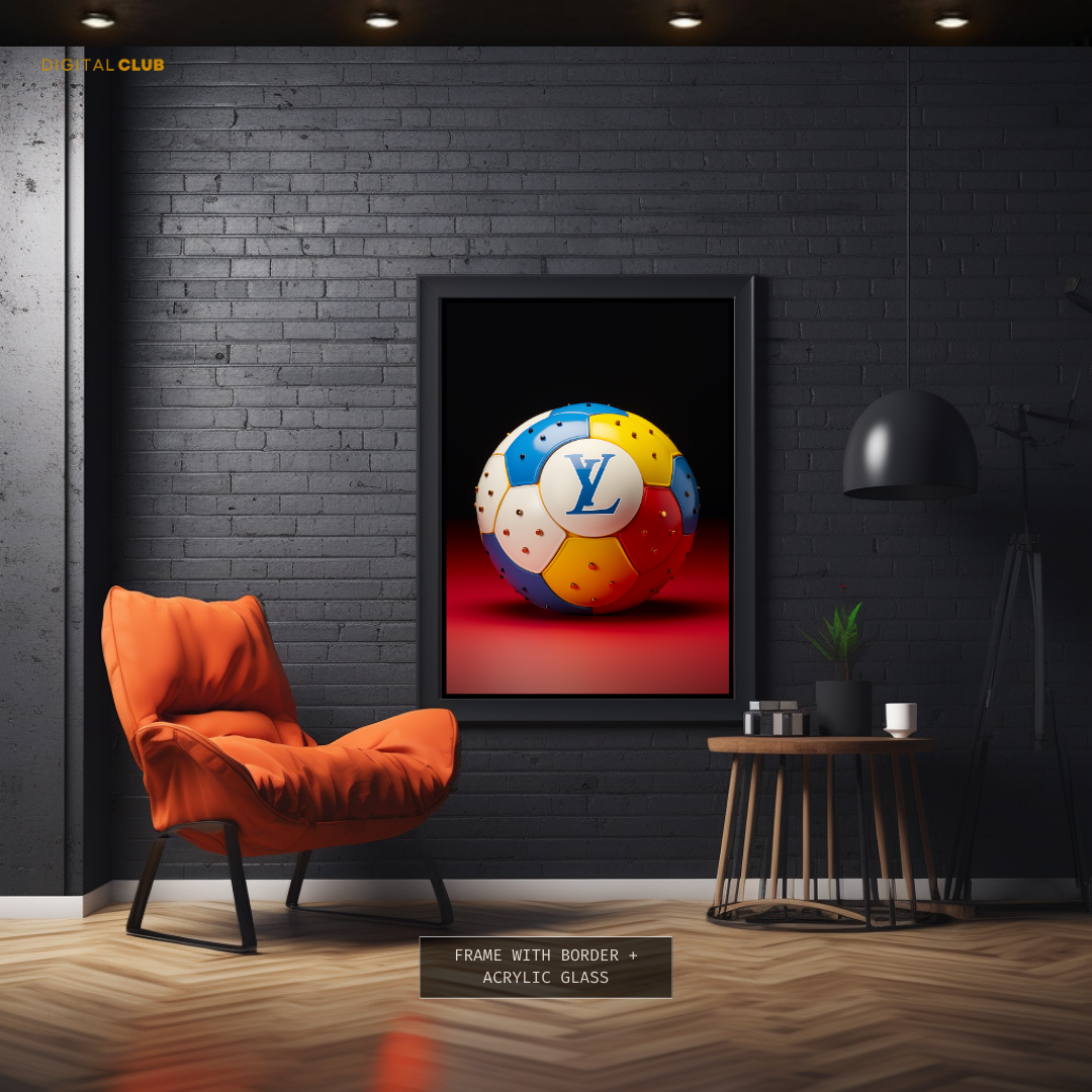 Louis Vuitton Leather Ball Premium Wall Art