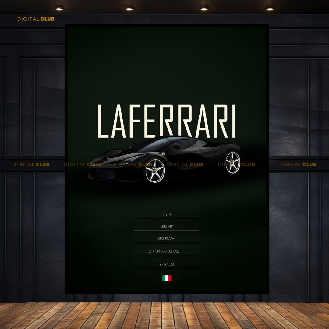 LaFerrari - Artwork  - Premium Wall Art