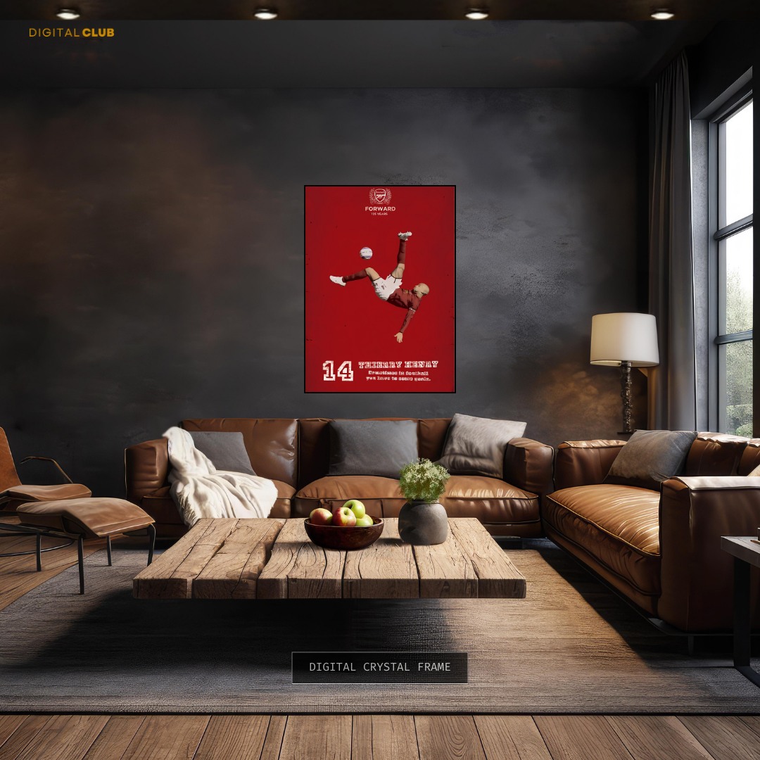 Thierry Henry 1 - Football - Premium Wall Art