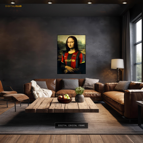 Mona Lisa Barcelona Shirt - Premium Wall Art