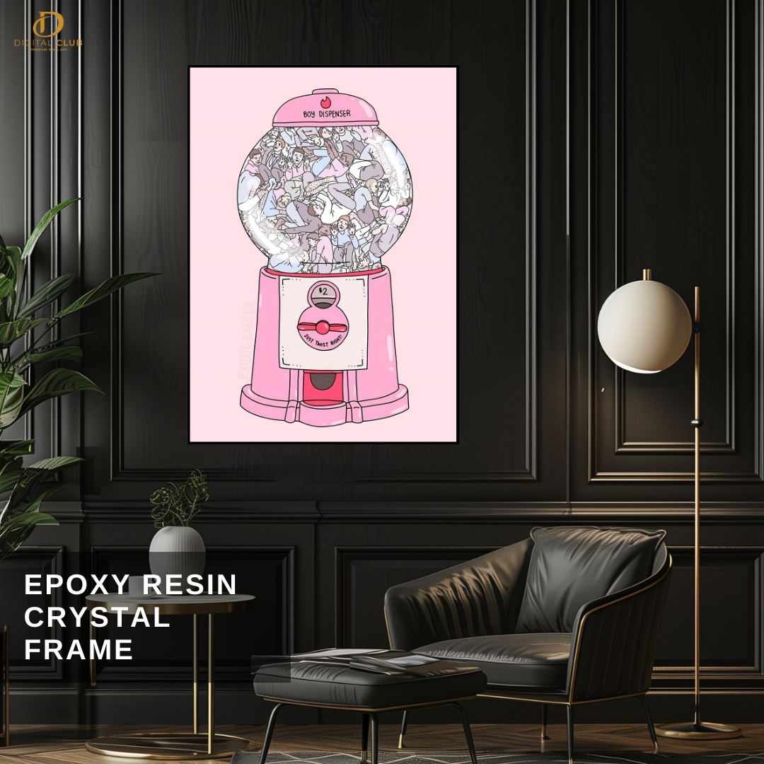 Boy Dispenser - Trendy - Premium Wall Art