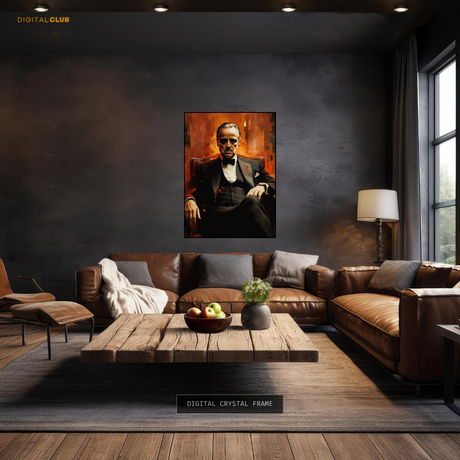 The Godfather Marlon Brando Premium Wall Art