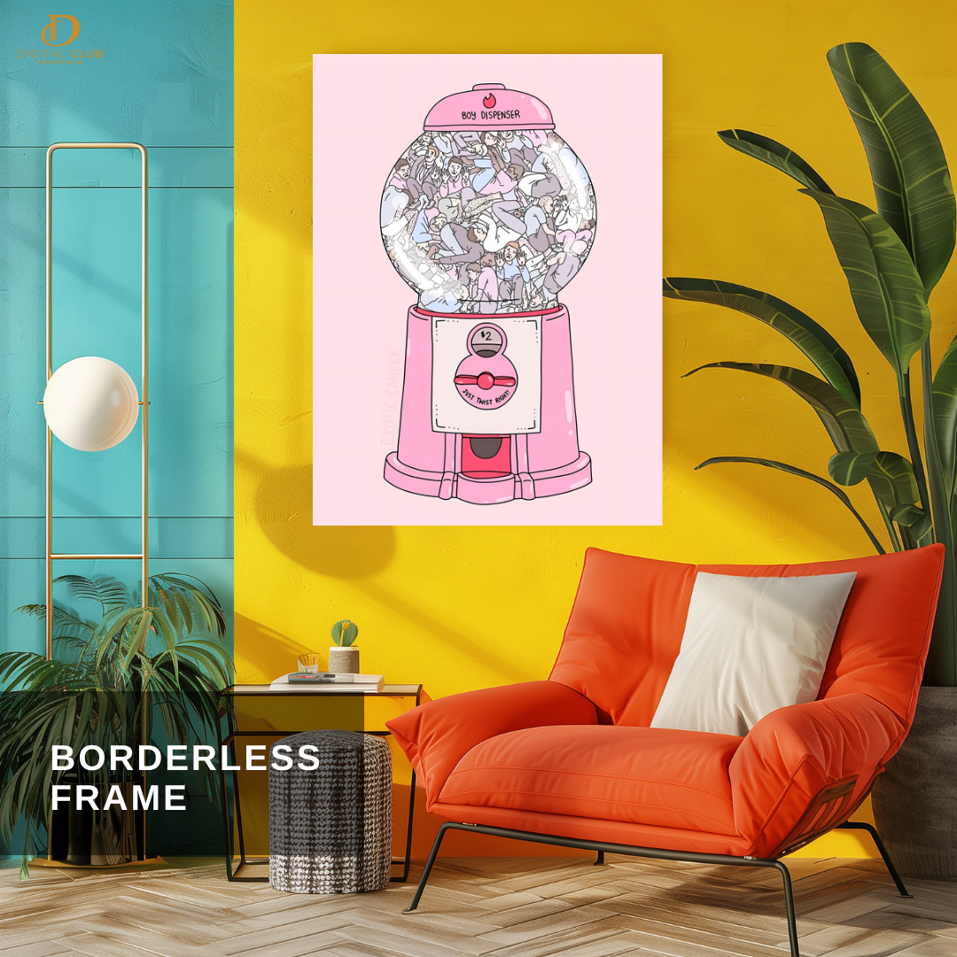 Boy Dispenser - Trendy - Premium Wall Art