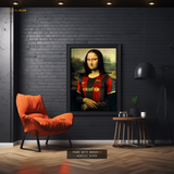 Mona Lisa Barcelona Shirt - Premium Wall Art