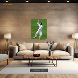 Wasim Akram Pakistan Cricket Premium Wall Art