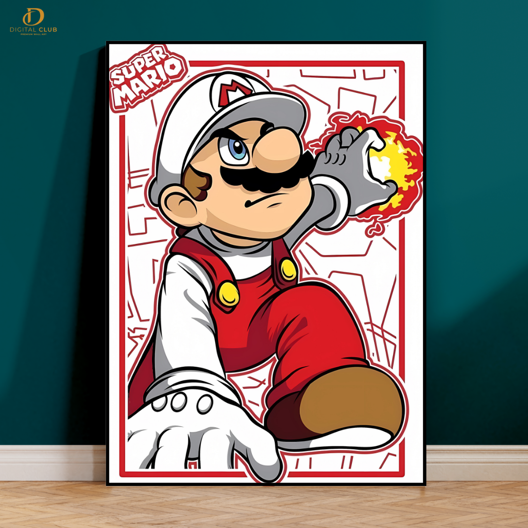 Super Mario - Nintendo - Premium Wall Art