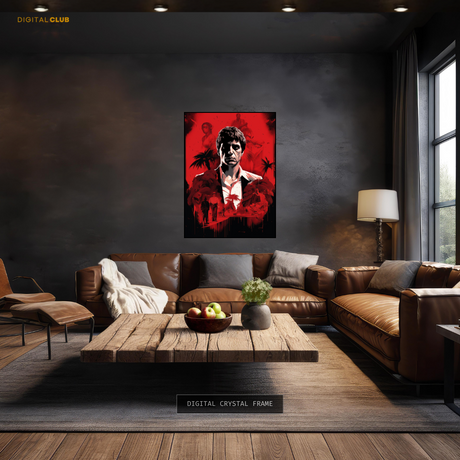 Scarface Alpacino Premium Wall Art