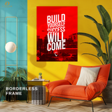 Build Yourself - Motivational - Premium Wall Art