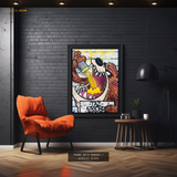 Taz Mania - Looney Tunes - Premium Wall Art