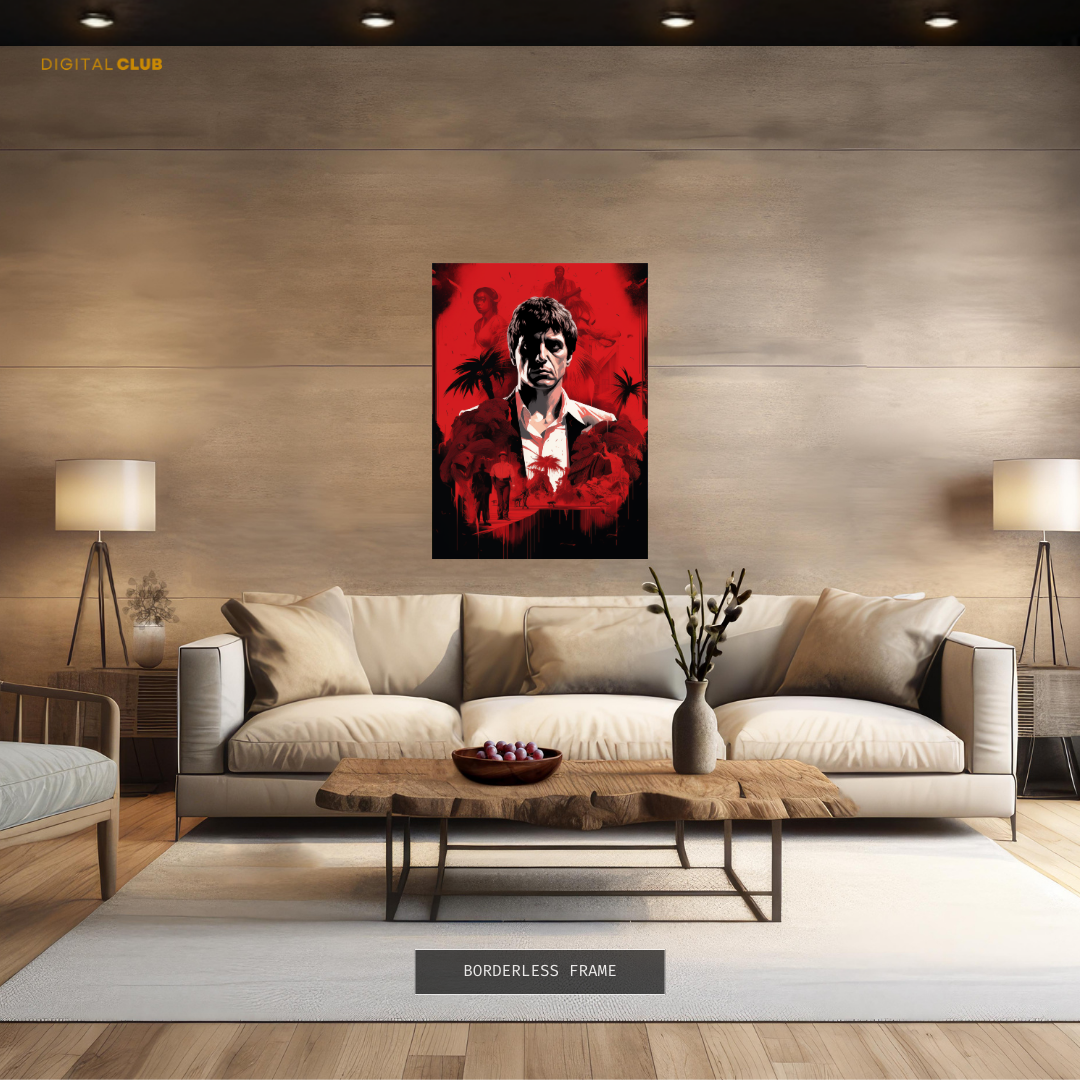 Scarface Alpacino Premium Wall Art