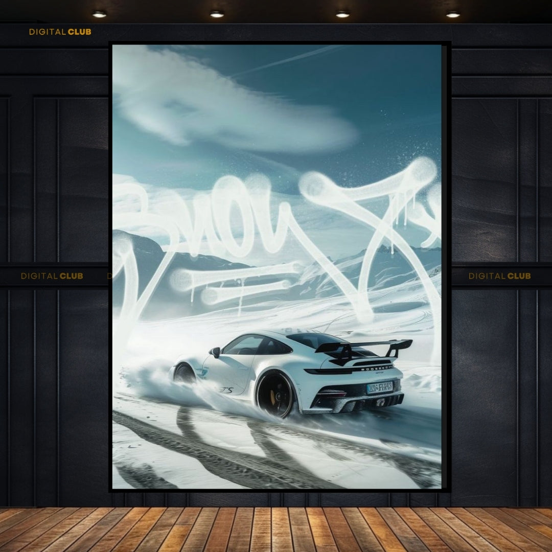 PORSCHE -CAR- Premium Wall Art