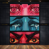 Emotions Eyes - Premium Wall Art