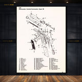 Glock Gun Parts - Premium Wall Art