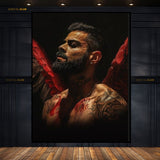 Devil Virat Kholi - Cricket - Premium Wall Art