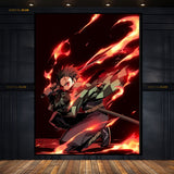 Demon Slayer Kimetsu no Yaiba- Anime- Premium Wall Art