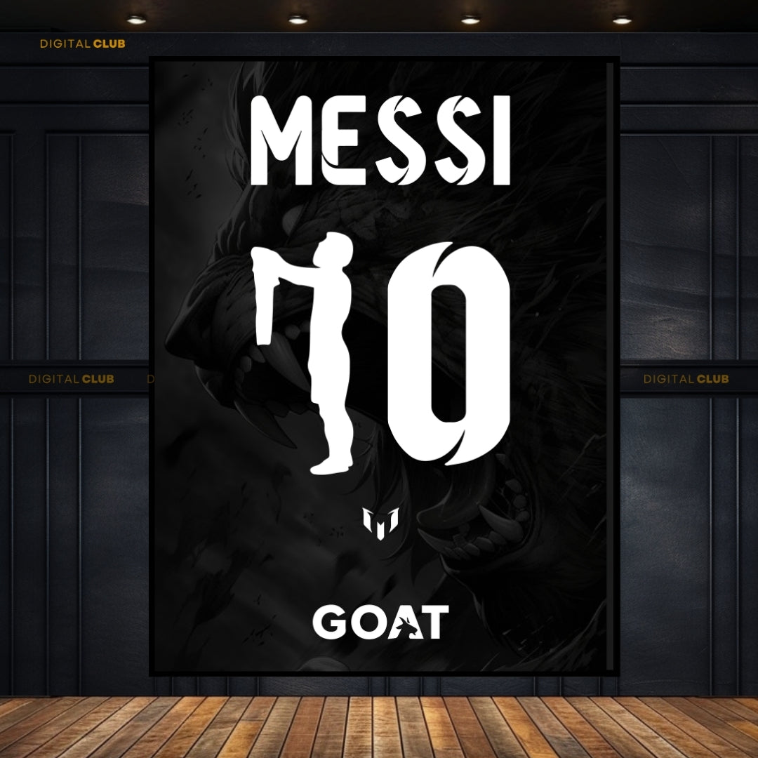 Messi - Football - Premium Wall Art