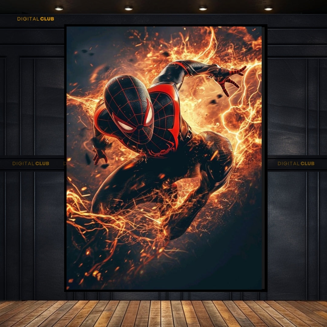 Spider Man Artwork - Premium Wall Art