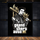 GTA 3 - Gaming -Premium Wall Art