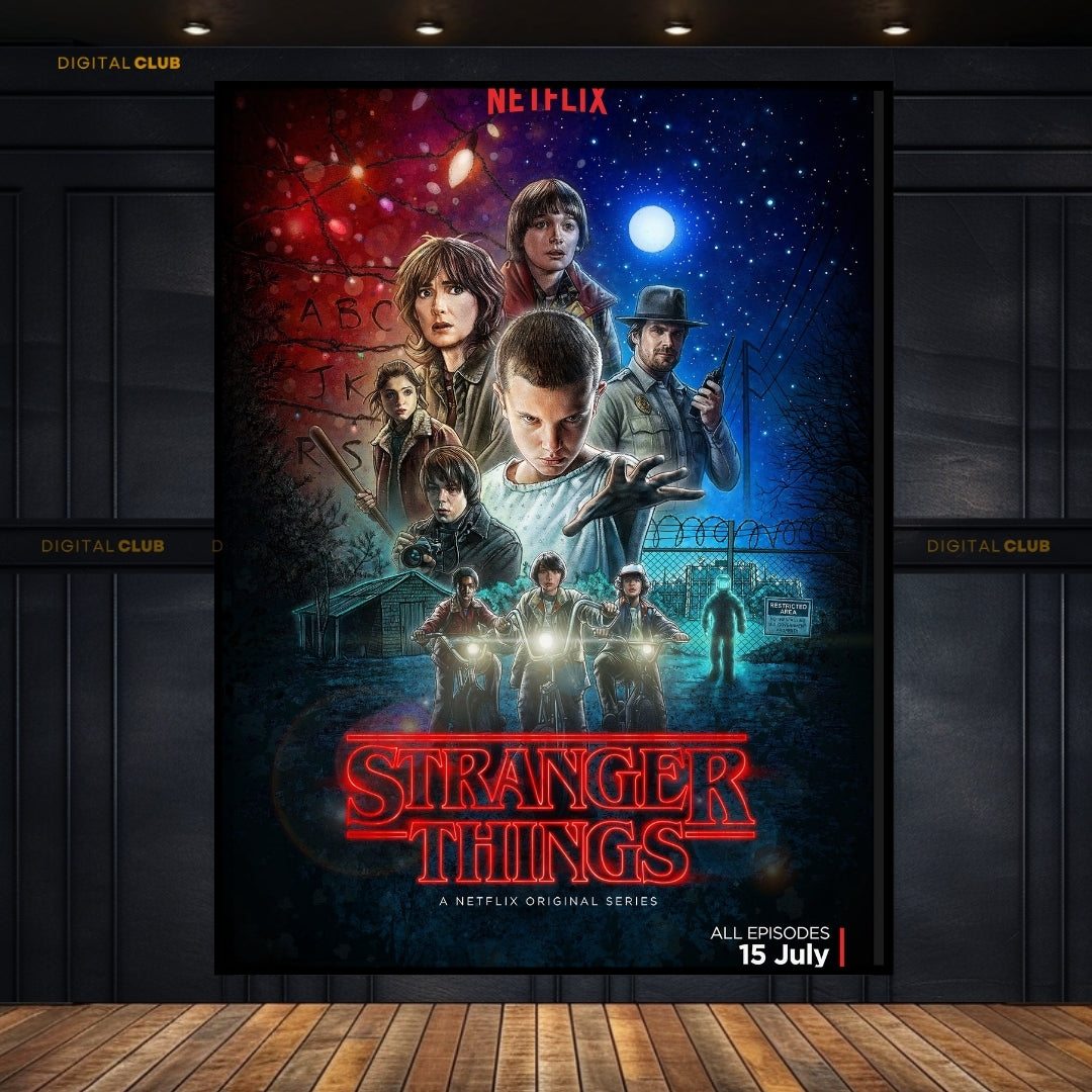 Stranger Things - Season 1 - Premium Wall Art