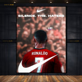 Ronaldo Quote- Football - Premium Wall Art