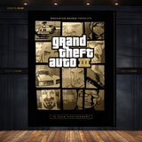 GTA 3 - Gaming -Premium Wall Art