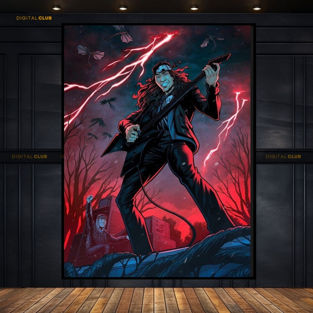 Stranger Things - Eddie - Premium Wall Art