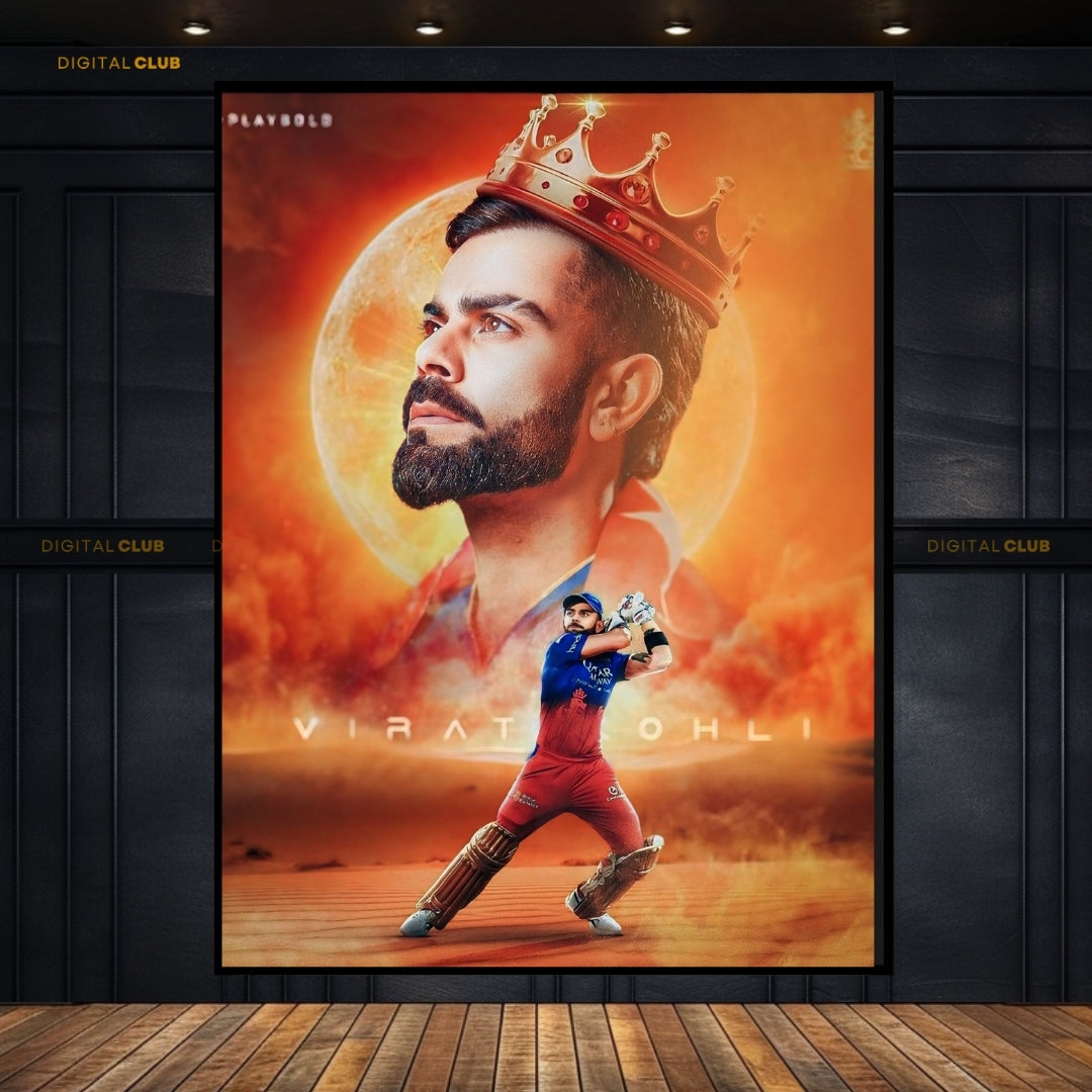 Virat Kholi - Cricket- Premium Wall Art