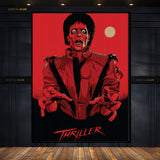 MICHEAL JACKSON Thriller - Singer- Premium Wall Art